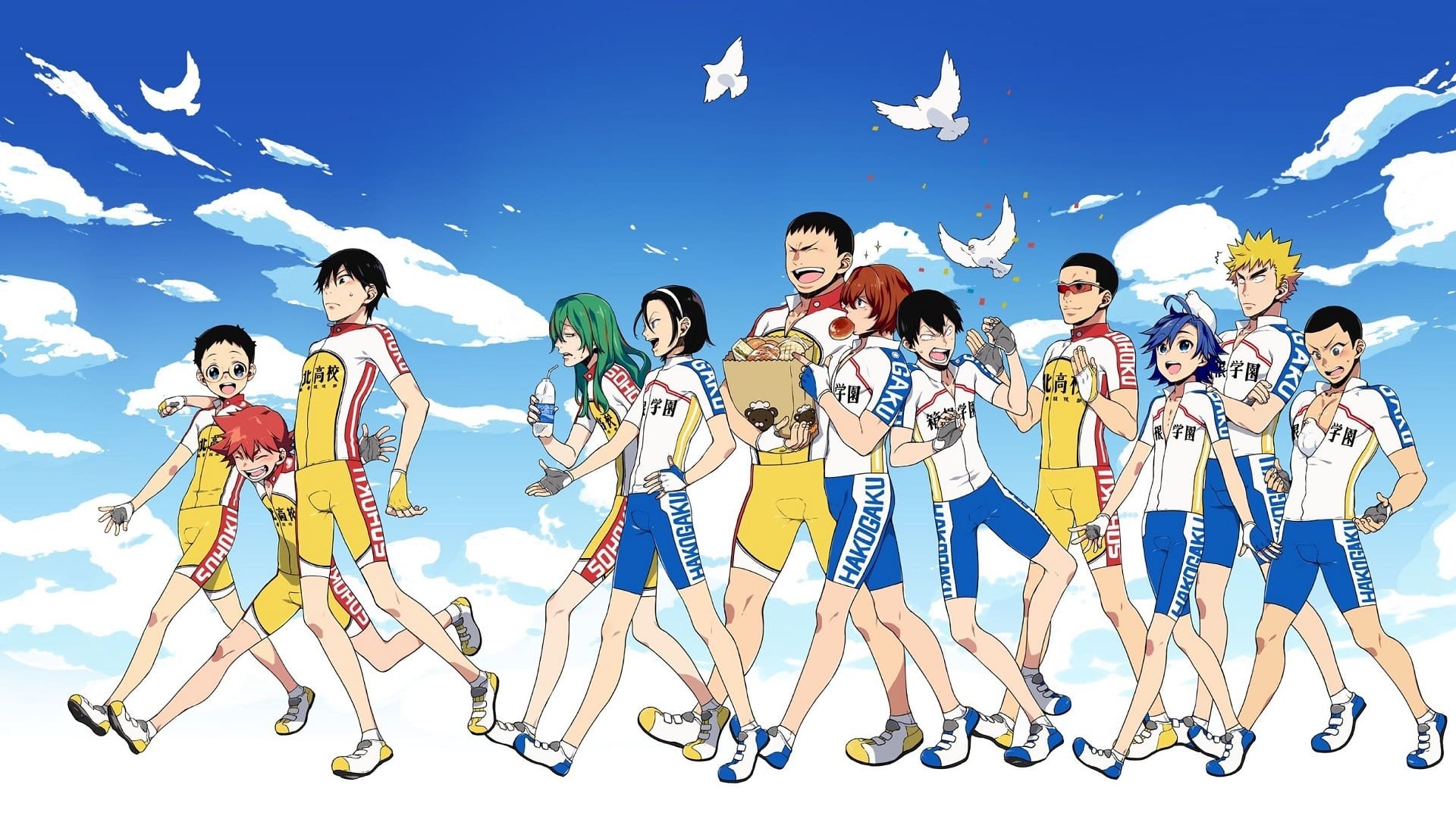 Anime Breakdown Yowamushi Pedal Grande Road การนำเสนอที่เต็มไปด้วยสีสัน